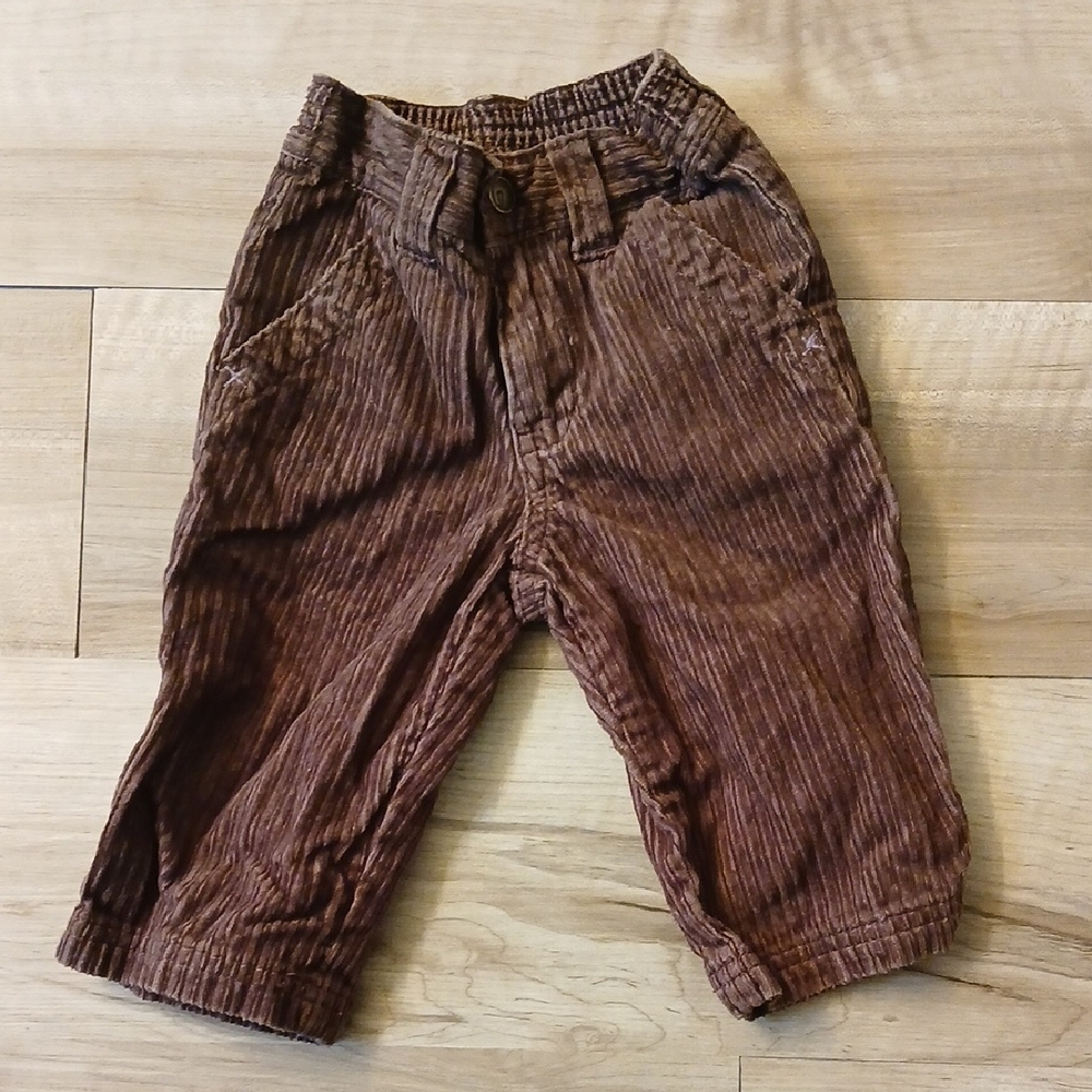 Gymboree Brown Corduroy Pants Size 6-12 Months Preppy Vintage (I)